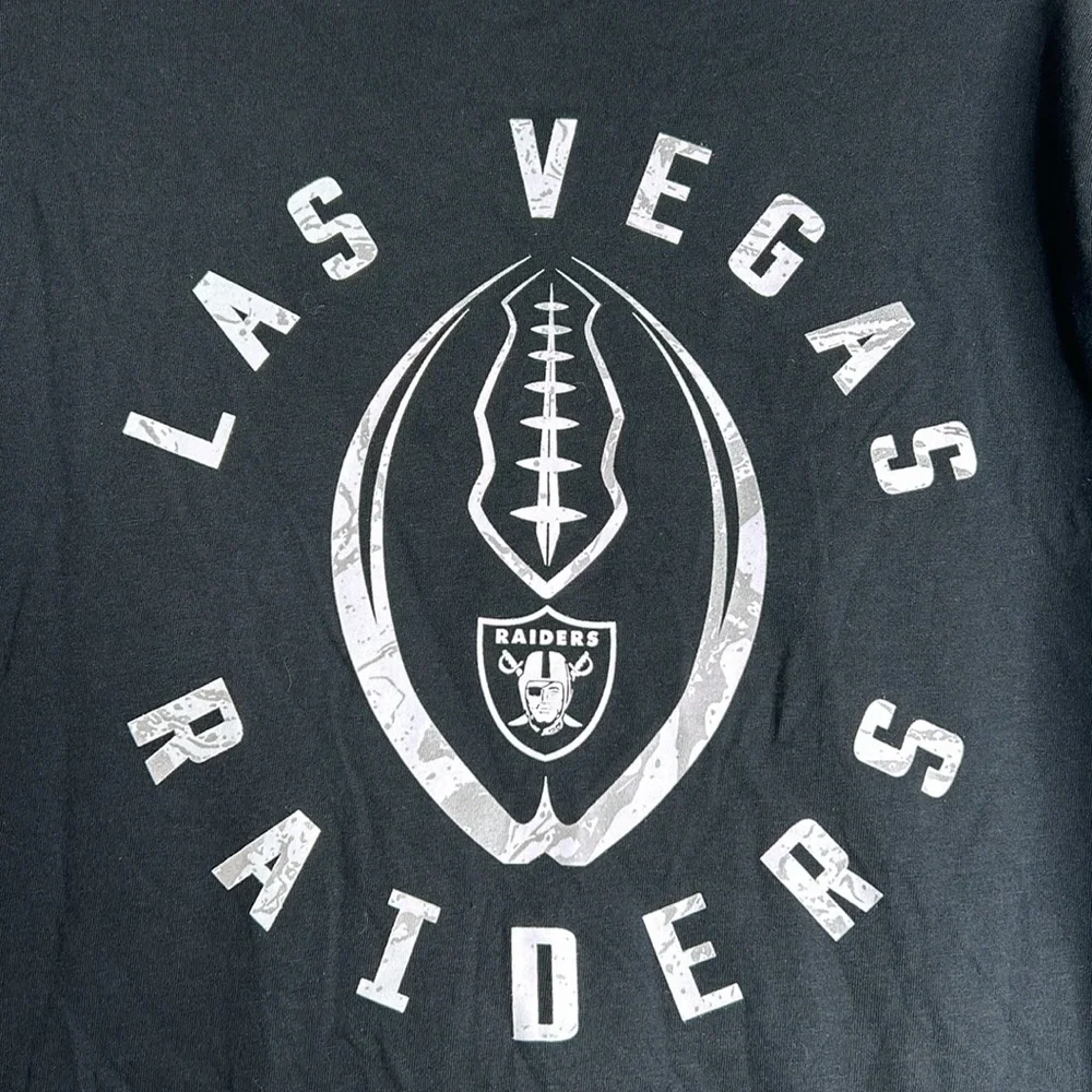 NWT NFL Youth XL Black Las Vegas Raiders T Shirt - Picture 6 of 8